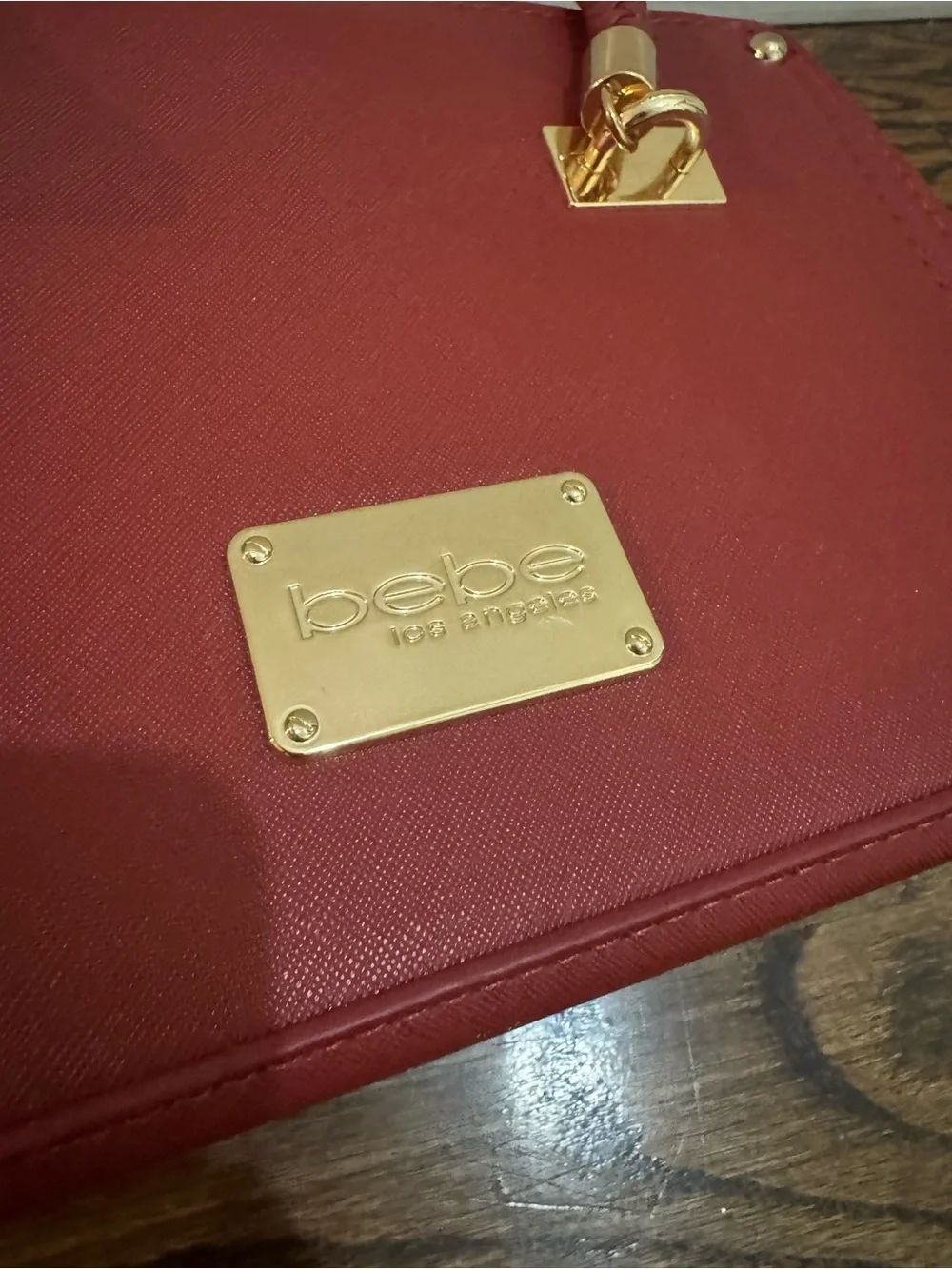 Red Bebe Hand/Shoulder Bag